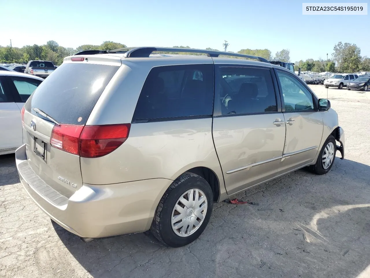 2004 Toyota Sienna Ce VIN: 5TDZA23C54S195019 Lot: 73154334