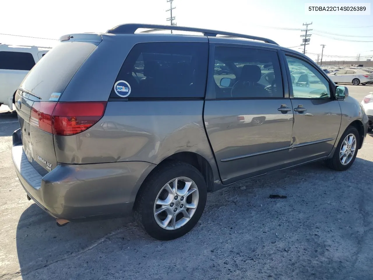 2004 Toyota Sienna Xle VIN: 5TDBA22C14S026389 Lot: 73218924