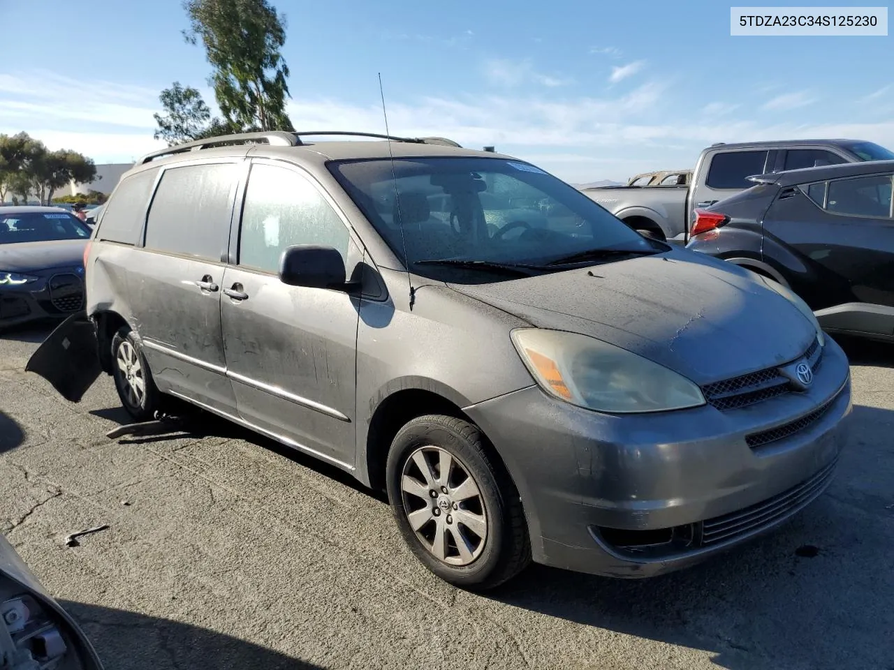 2004 Toyota Sienna Ce VIN: 5TDZA23C34S125230 Lot: 73221894