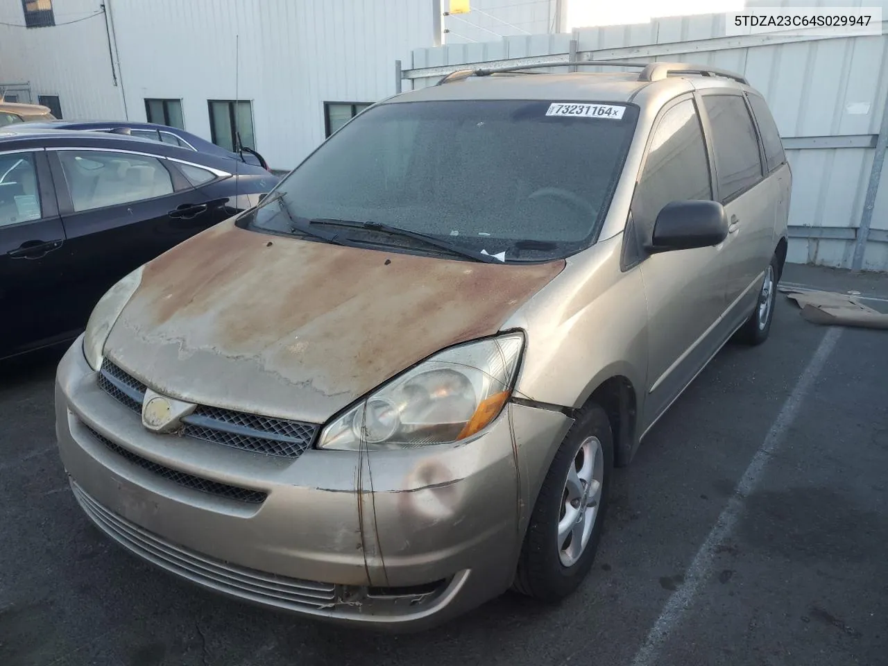 2004 Toyota Sienna Ce VIN: 5TDZA23C64S029947 Lot: 73231164