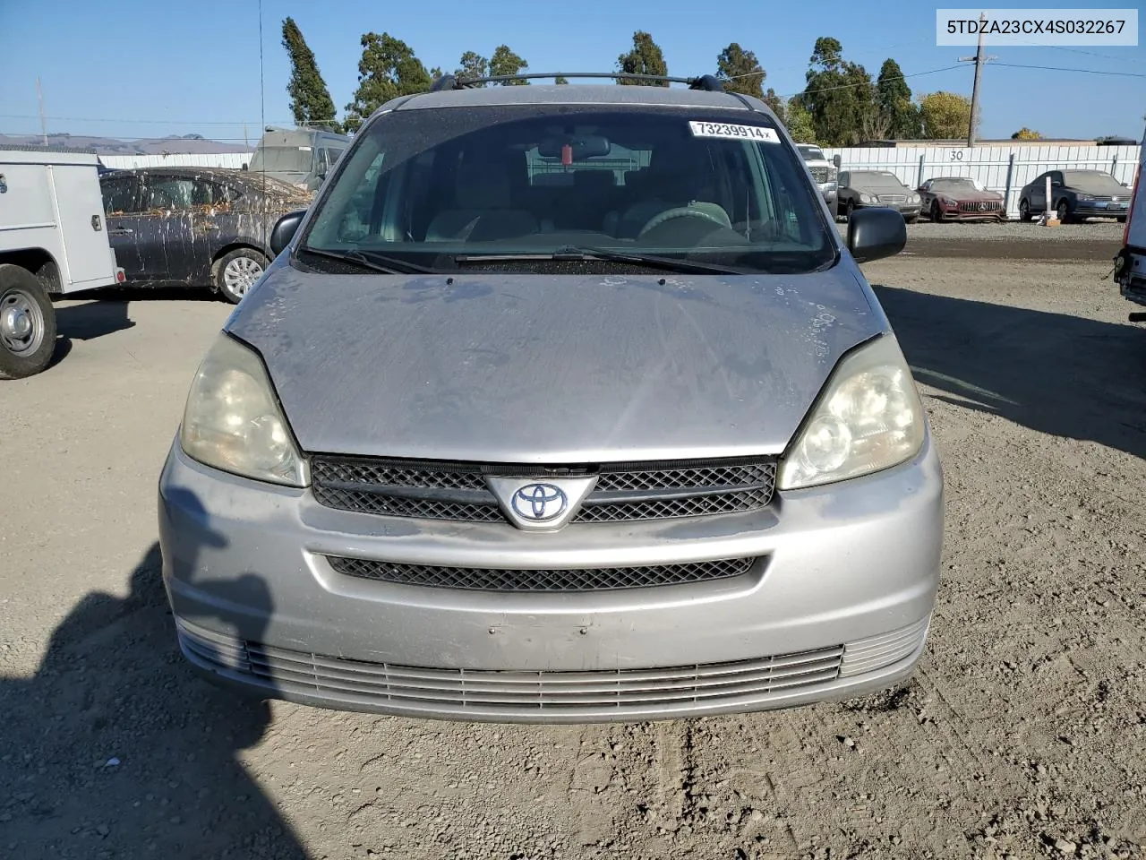 2004 Toyota Sienna Ce VIN: 5TDZA23CX4S032267 Lot: 73239914