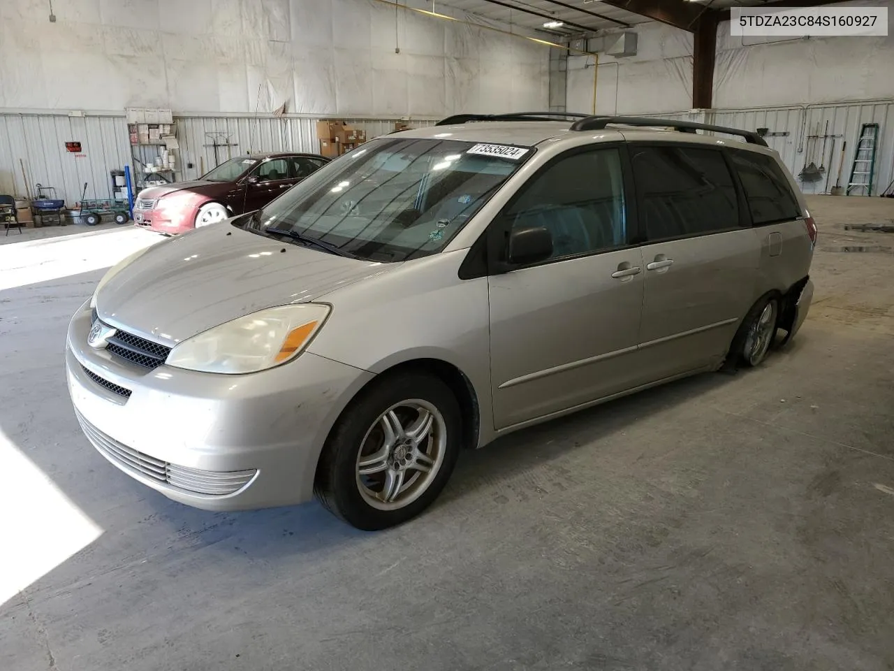 2004 Toyota Sienna Ce VIN: 5TDZA23C84S160927 Lot: 73535024