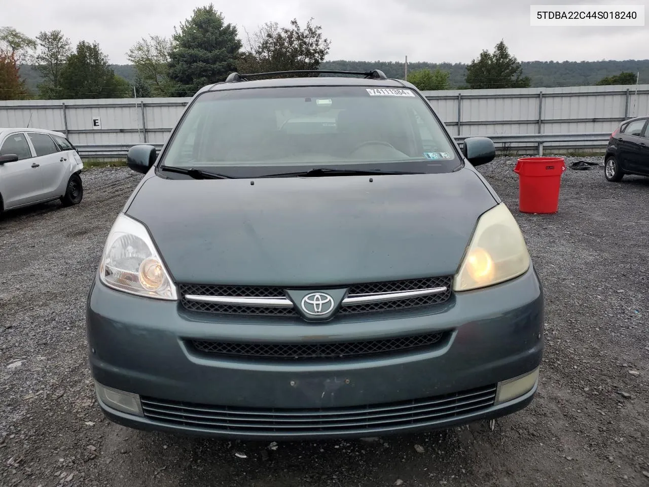 2004 Toyota Sienna Xle VIN: 5TDBA22C44S018240 Lot: 74111384