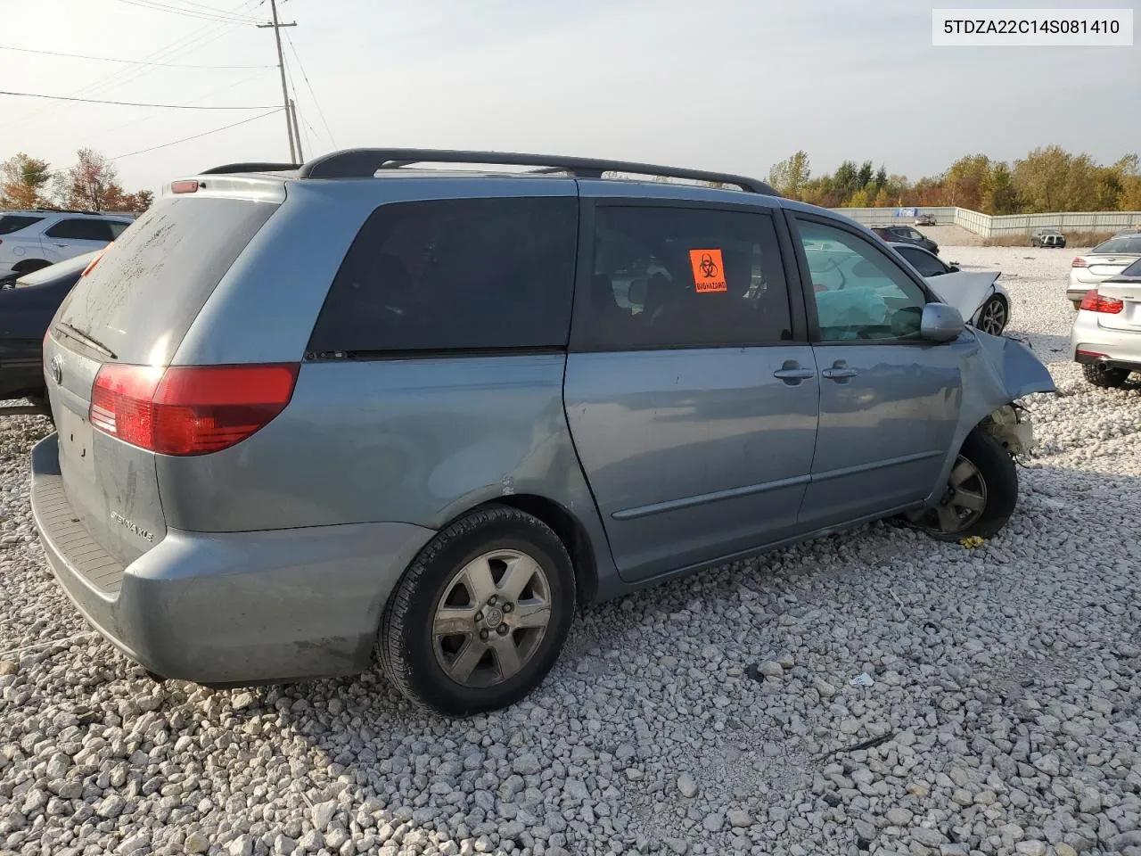 2004 Toyota Sienna Xle VIN: 5TDZA22C14S081410 Lot: 75625664