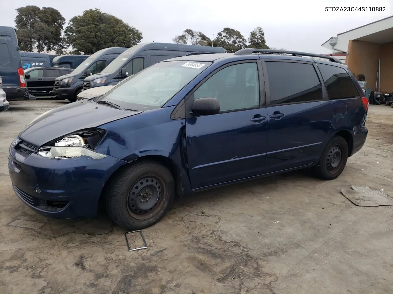 2004 Toyota Sienna Ce VIN: 5TDZA23C44S110882 Lot: 75944954