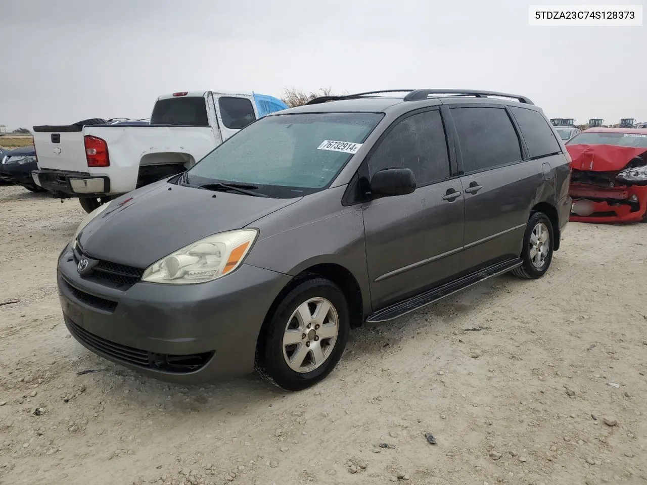 2004 Toyota Sienna Ce VIN: 5TDZA23C74S128373 Lot: 76732914