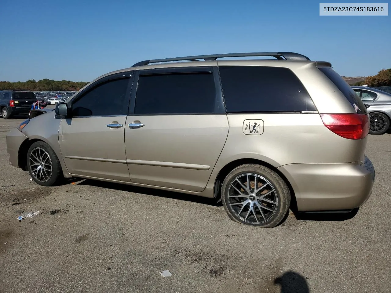 2004 Toyota Sienna Ce VIN: 5TDZA23C74S183616 Lot: 77110874