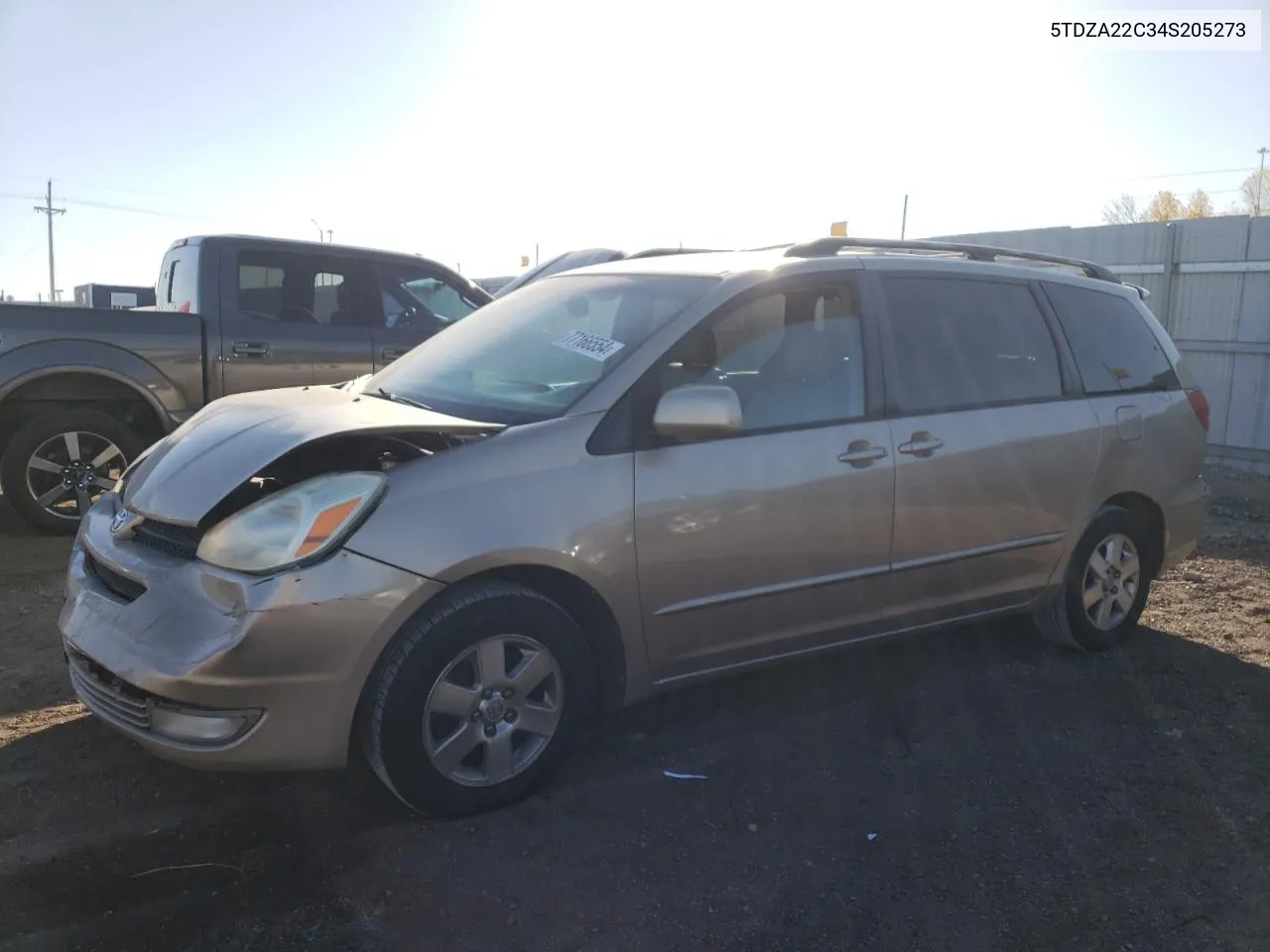 2004 Toyota Sienna Xle VIN: 5TDZA22C34S205273 Lot: 77166554