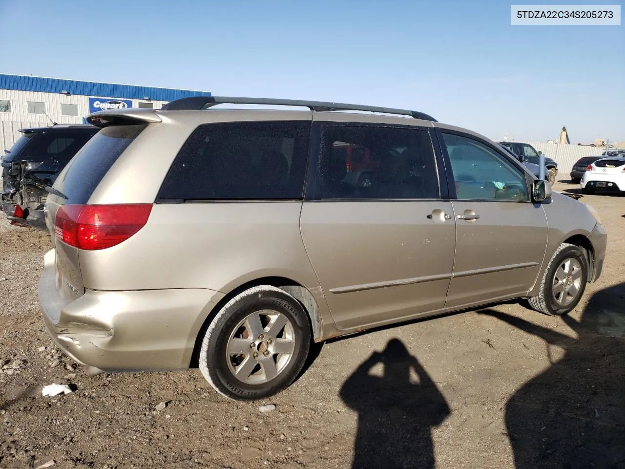 2004 Toyota Sienna Xle VIN: 5TDZA22C34S205273 Lot: 77166554