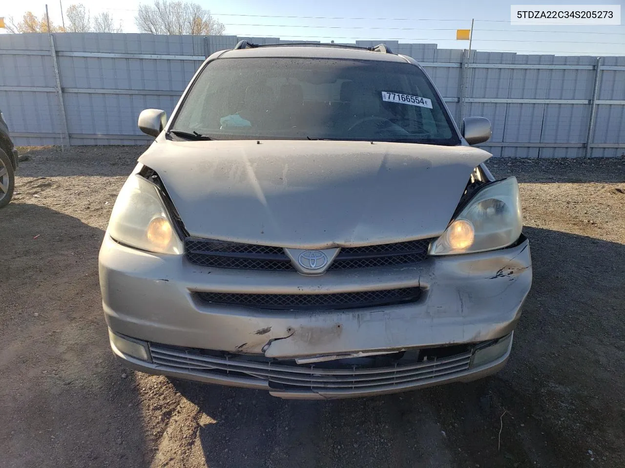 2004 Toyota Sienna Xle VIN: 5TDZA22C34S205273 Lot: 77166554