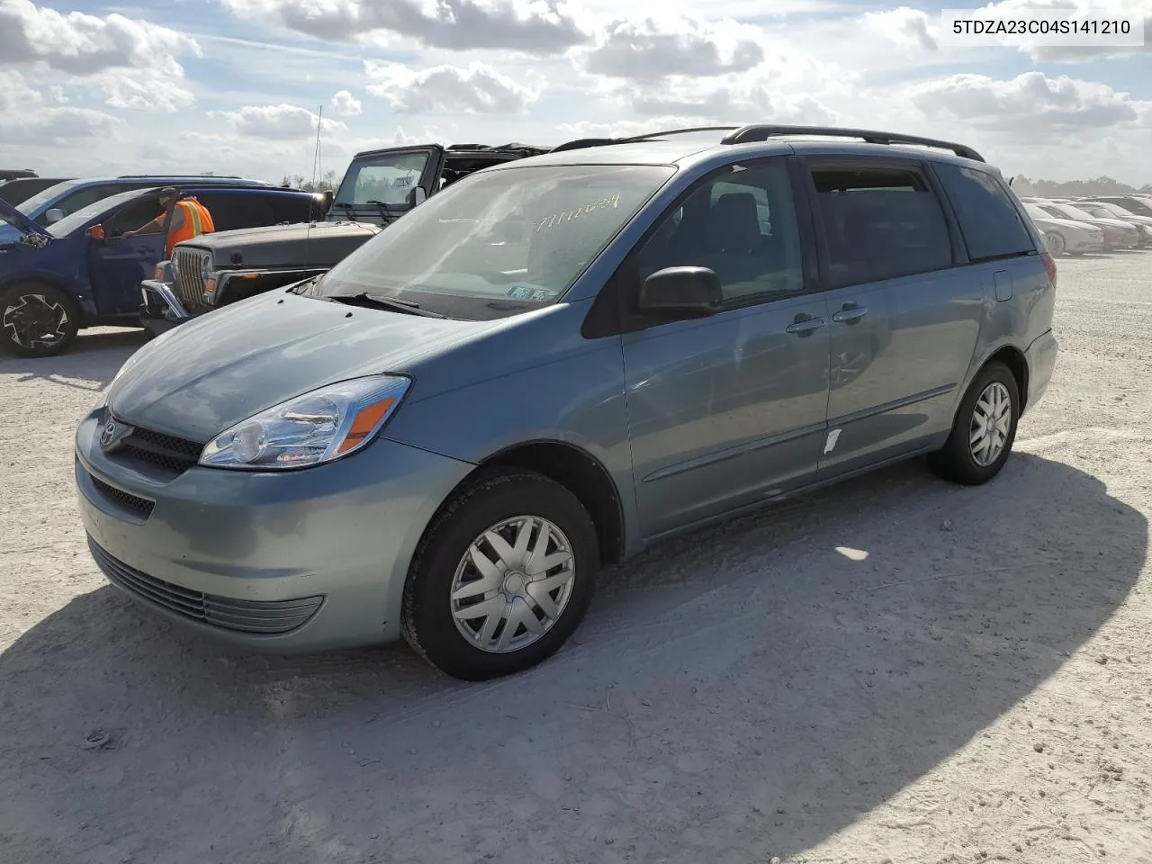 2004 Toyota Sienna Ce VIN: 5TDZA23C04S141210 Lot: 77177634