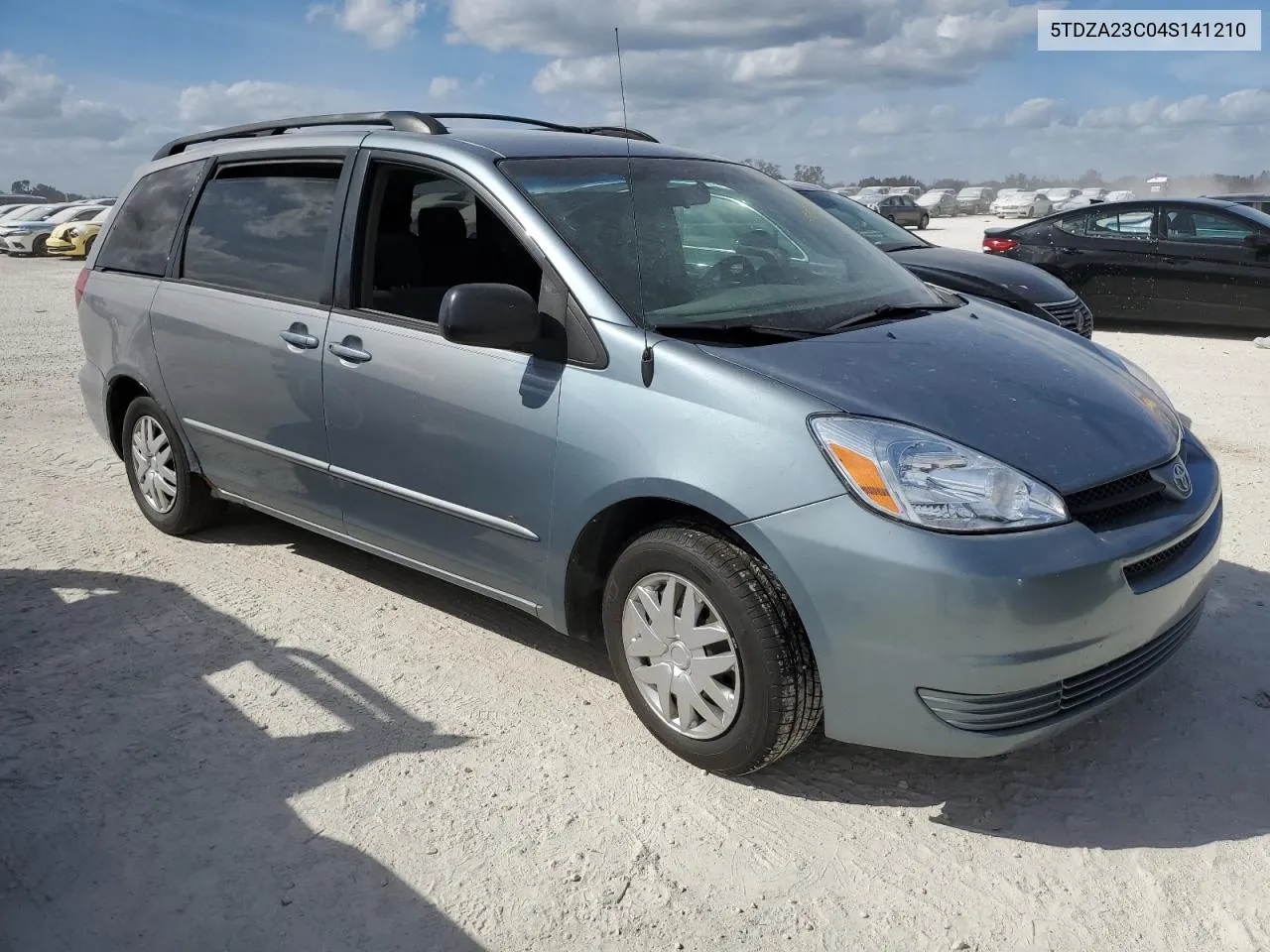 2004 Toyota Sienna Ce VIN: 5TDZA23C04S141210 Lot: 77177634