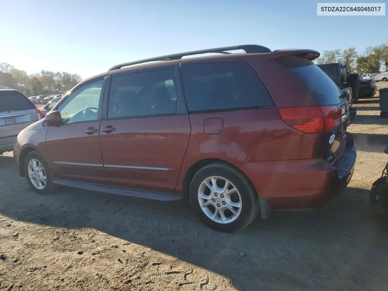 2004 Toyota Sienna Xle VIN: 5TDZA22C64S045017 Lot: 77386464