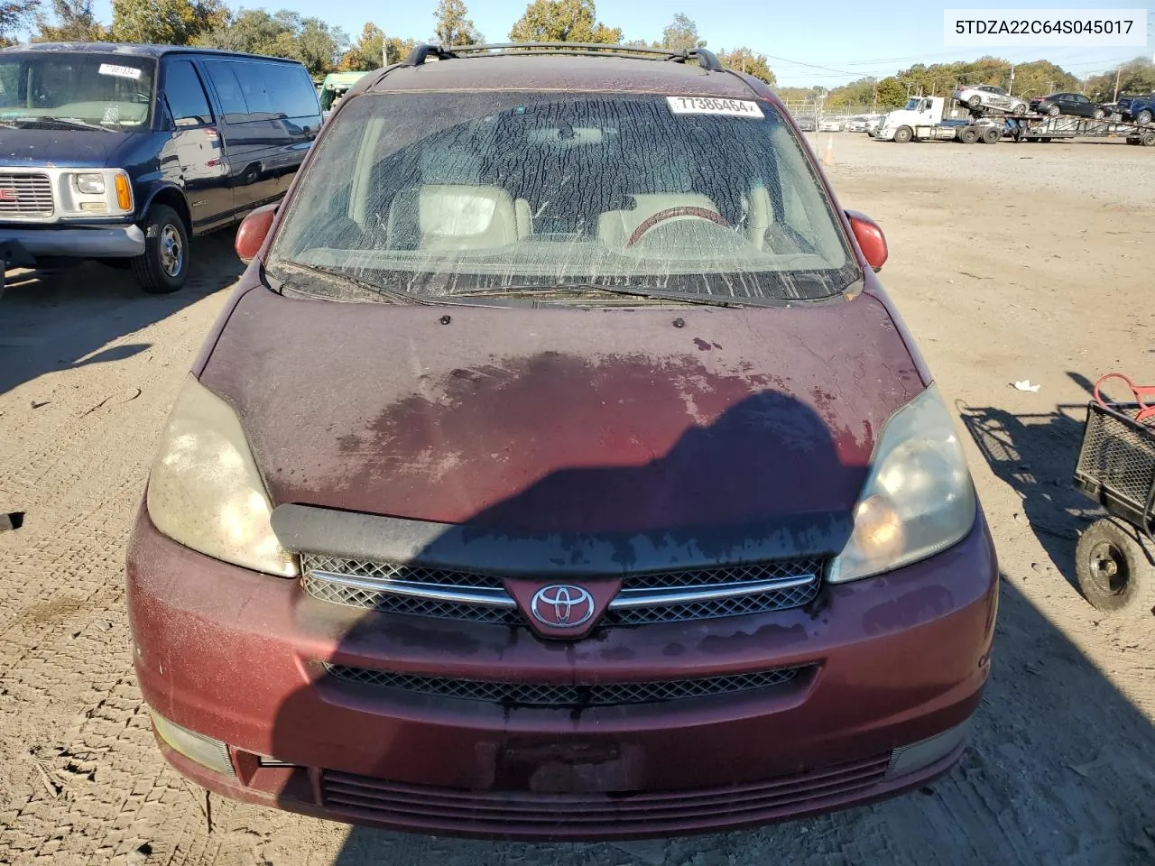 2004 Toyota Sienna Xle VIN: 5TDZA22C64S045017 Lot: 77386464