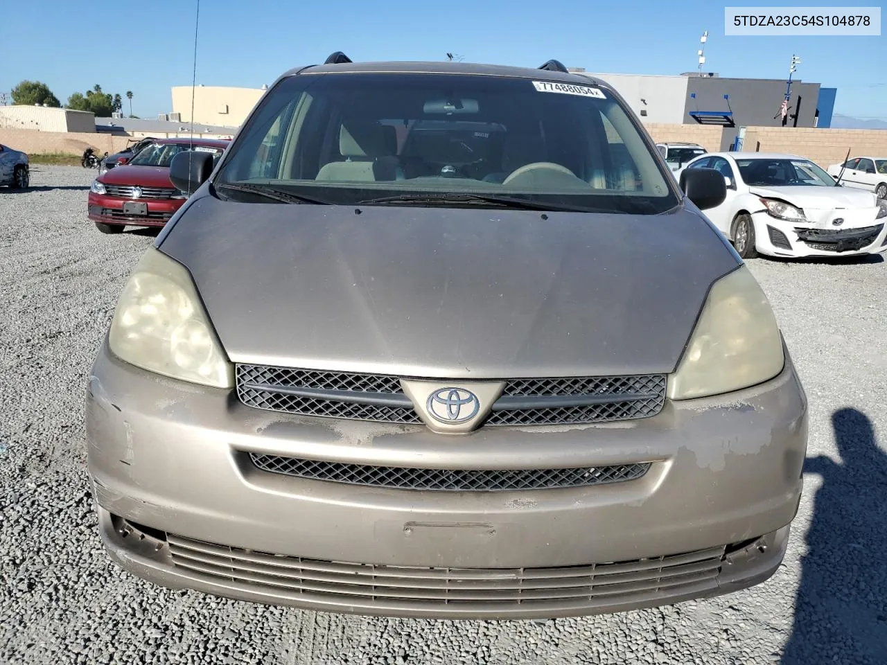 2004 Toyota Sienna Ce VIN: 5TDZA23C54S104878 Lot: 77488054