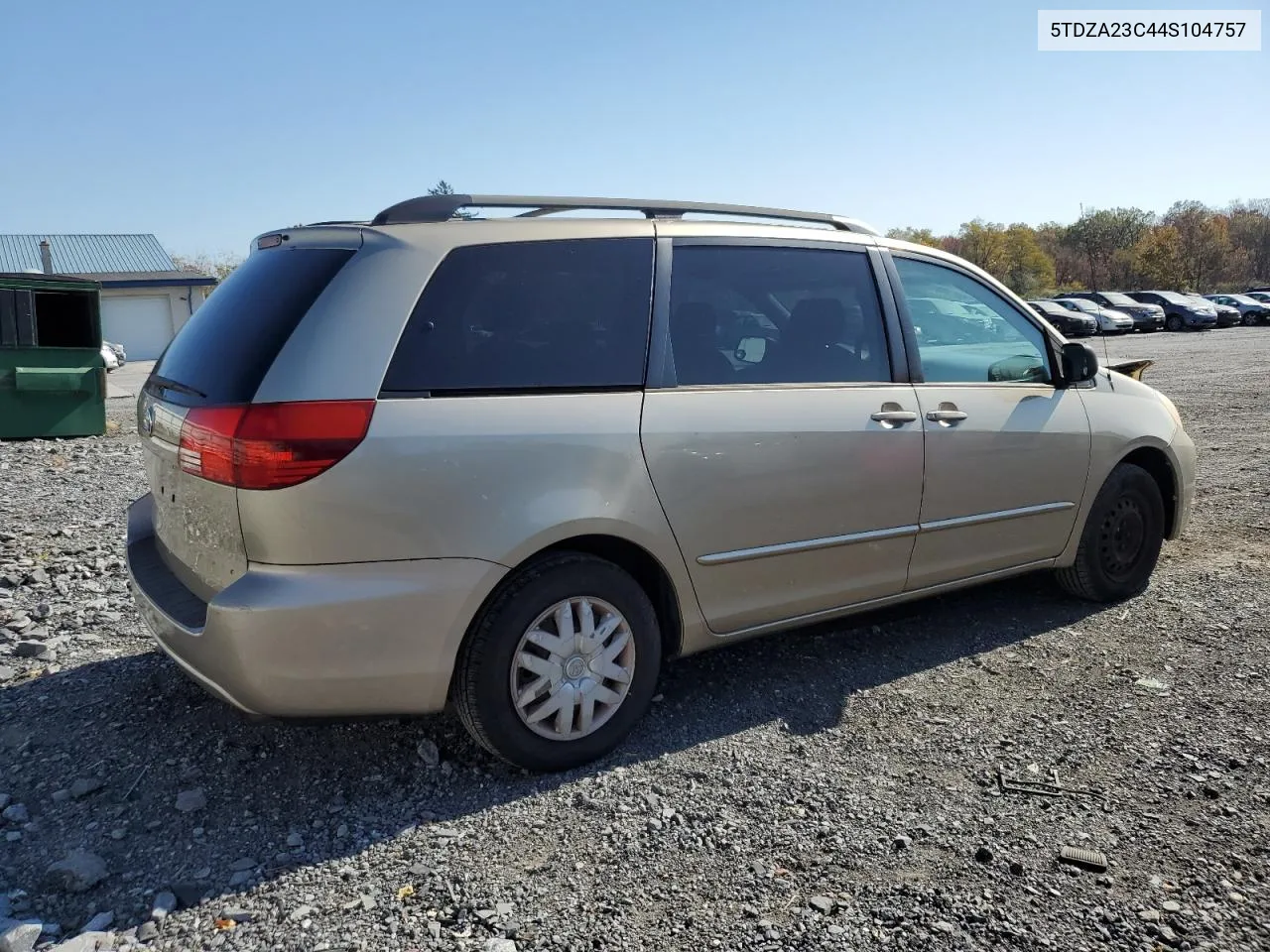 2004 Toyota Sienna Ce VIN: 5TDZA23C44S104757 Lot: 77537084