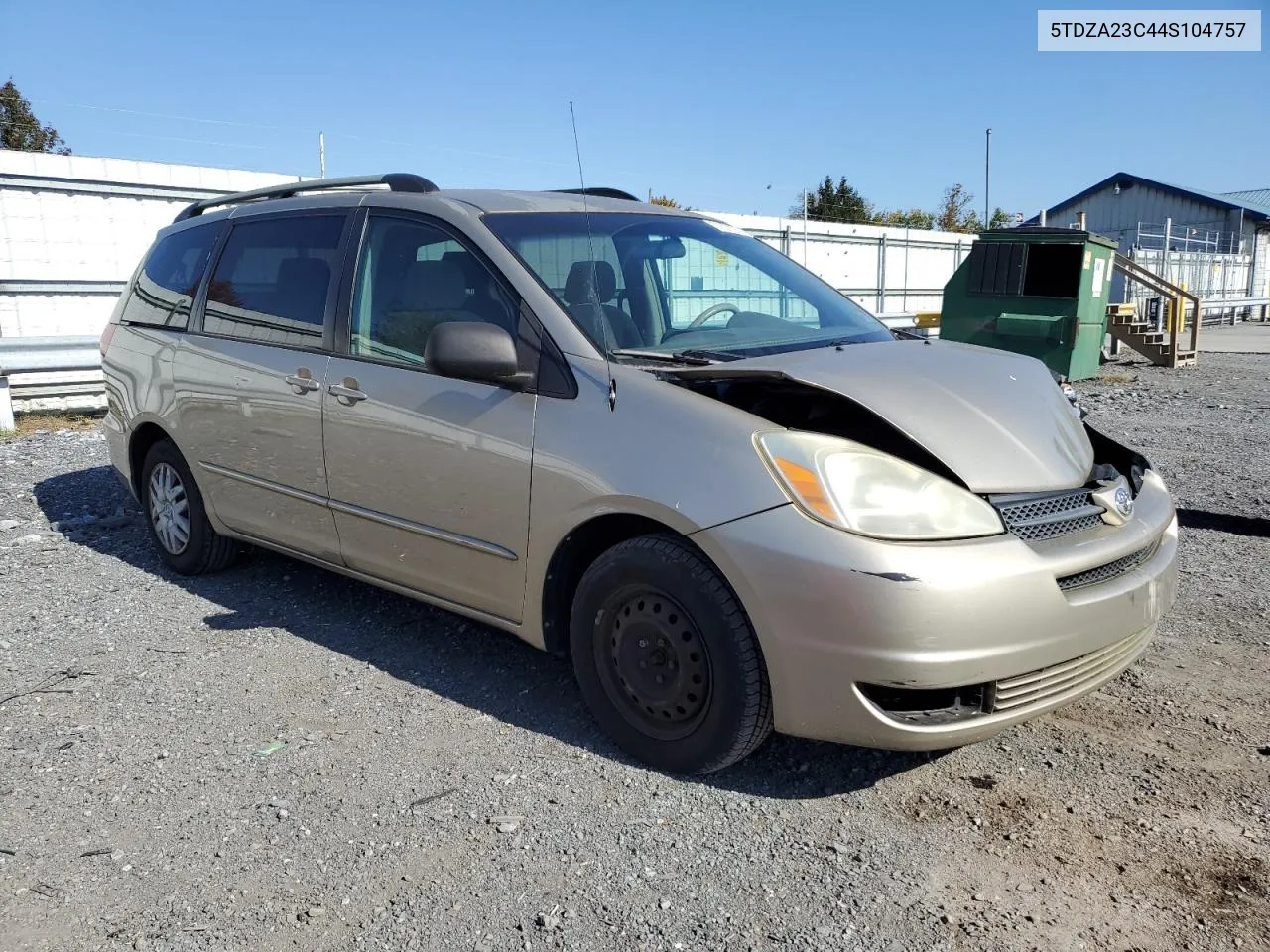 2004 Toyota Sienna Ce VIN: 5TDZA23C44S104757 Lot: 77537084