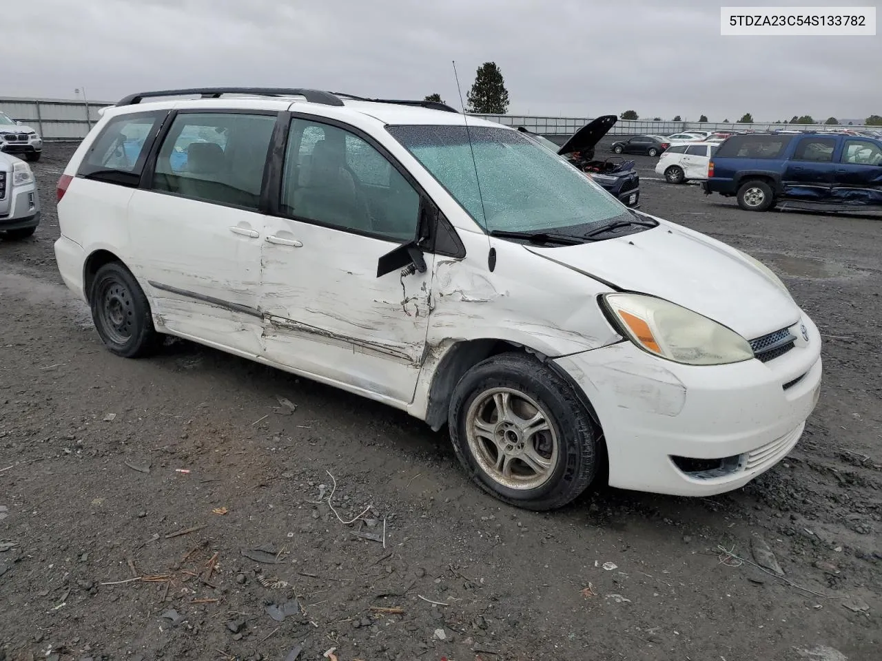 2004 Toyota Sienna Ce VIN: 5TDZA23C54S133782 Lot: 77897434