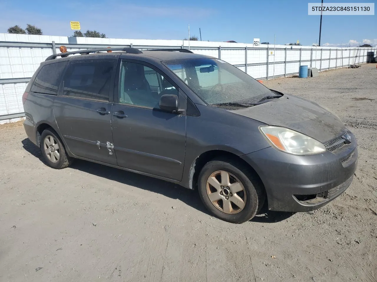 2004 Toyota Sienna Ce VIN: 5TDZA23C84S151130 Lot: 78254554