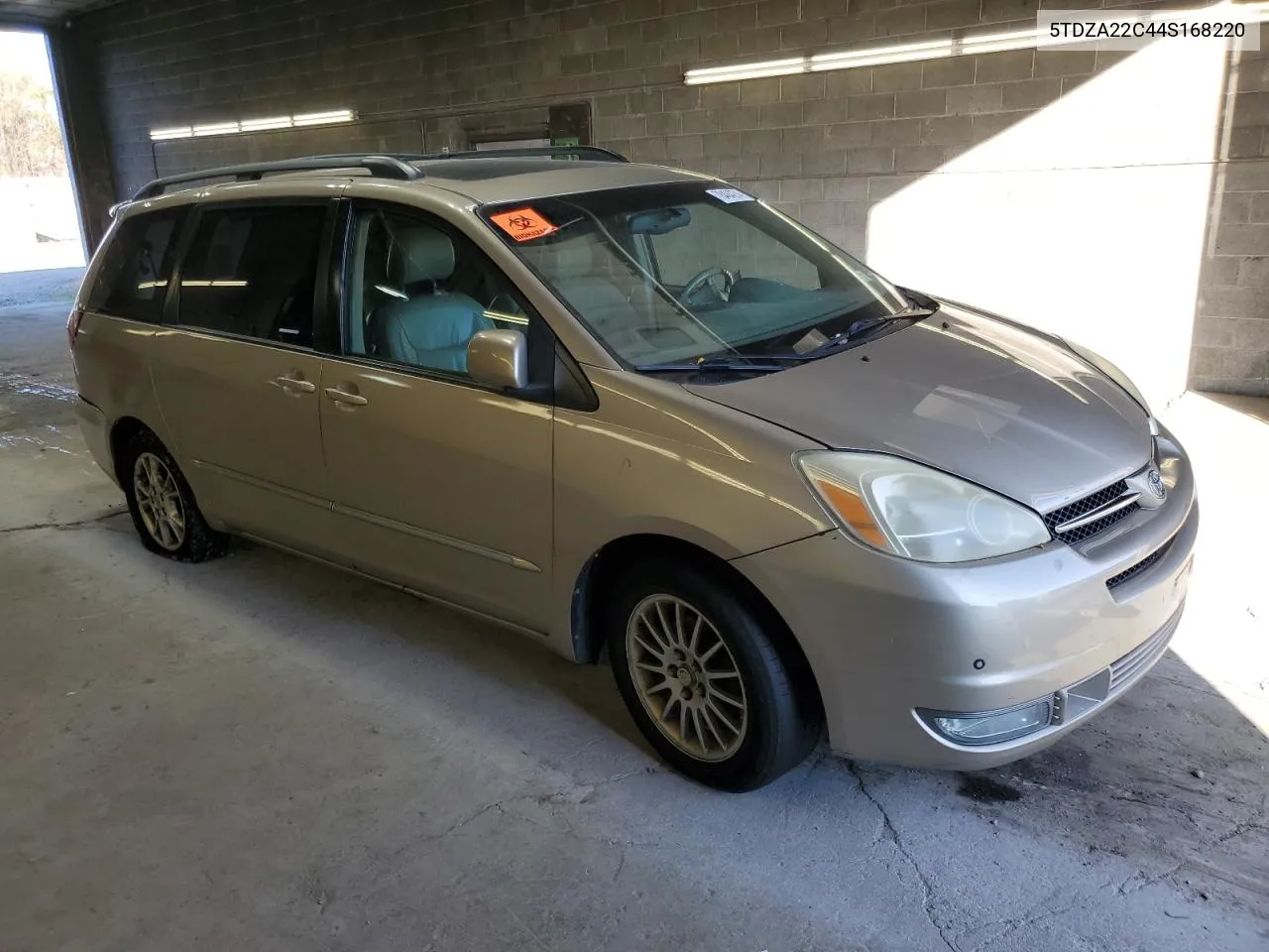 2004 Toyota Sienna Xle VIN: 5TDZA22C44S168220 Lot: 78404274