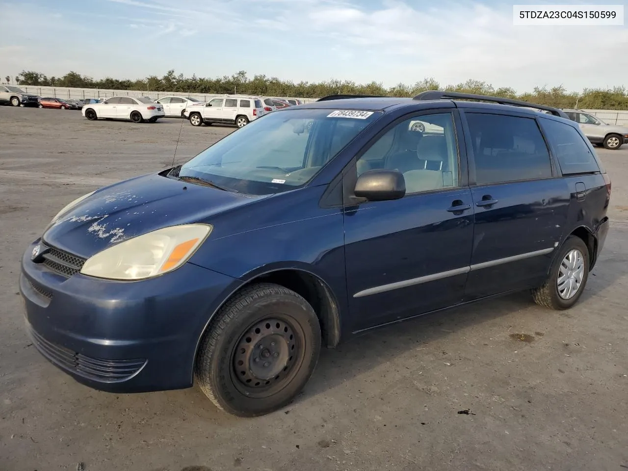 5TDZA23C04S150599 2004 Toyota Sienna Ce