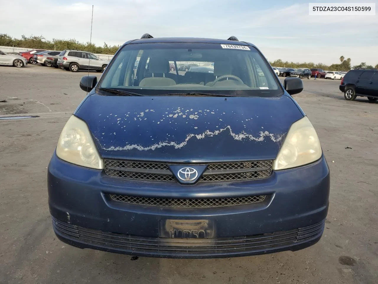 5TDZA23C04S150599 2004 Toyota Sienna Ce