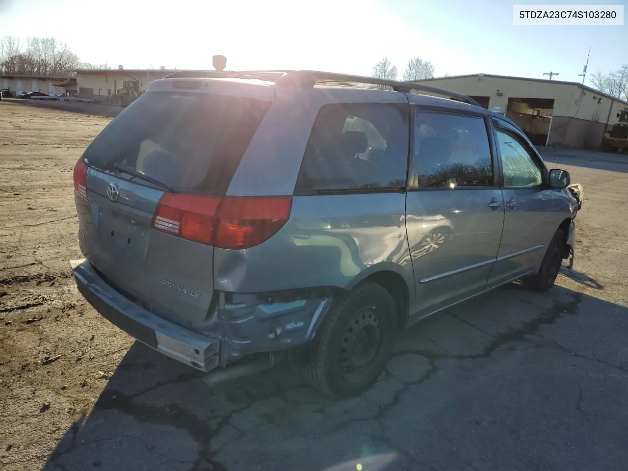 2004 Toyota Sienna Ce VIN: 5TDZA23C74S103280 Lot: 78601204