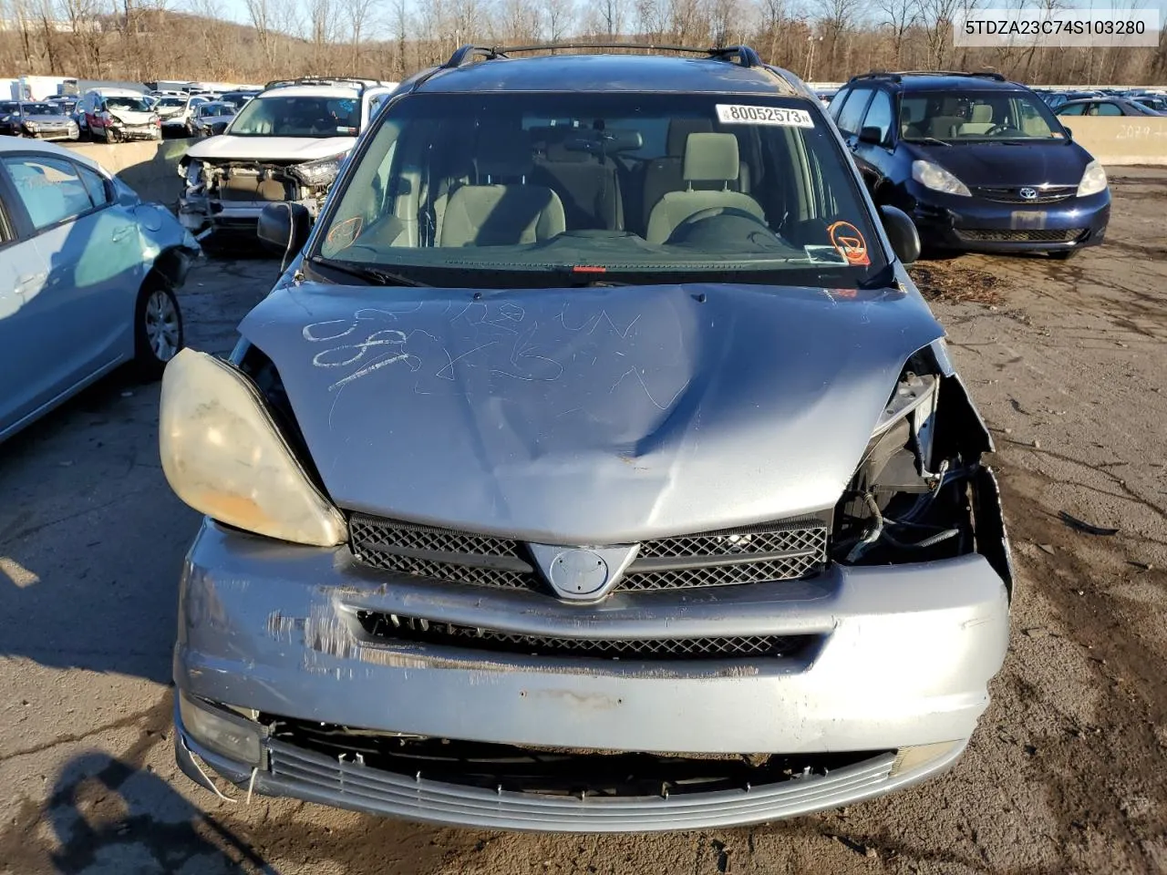 2004 Toyota Sienna Ce VIN: 5TDZA23C74S103280 Lot: 78601204