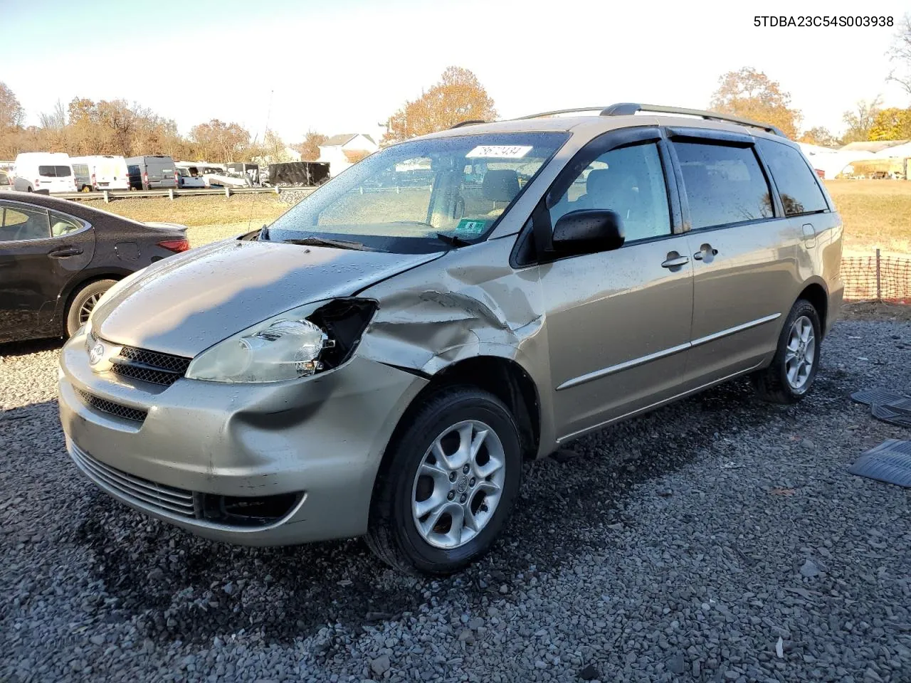 2004 Toyota Sienna Le VIN: 5TDBA23C54S003938 Lot: 78672434