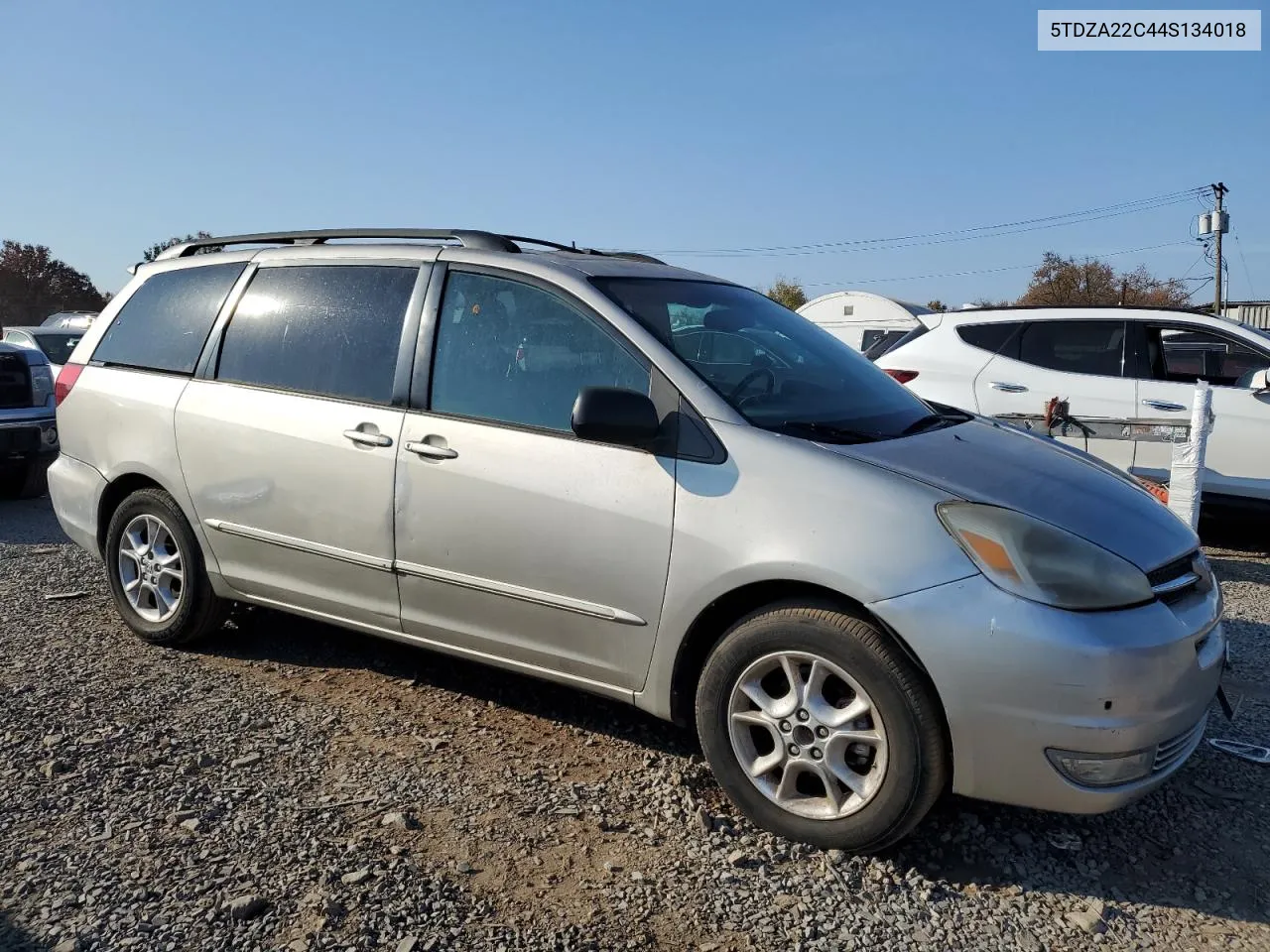 2004 Toyota Sienna Xle VIN: 5TDZA22C44S134018 Lot: 78730324