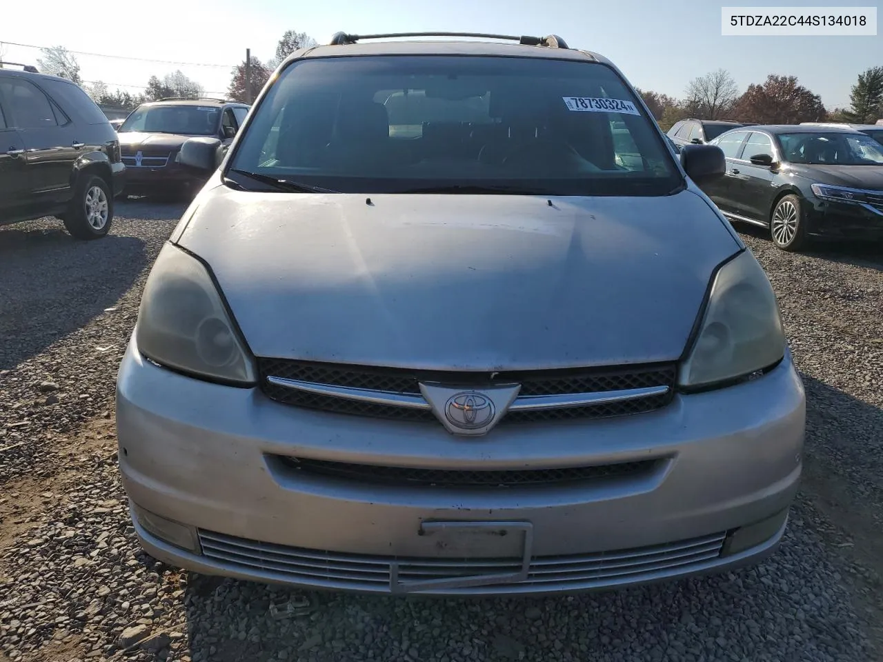 2004 Toyota Sienna Xle VIN: 5TDZA22C44S134018 Lot: 78730324