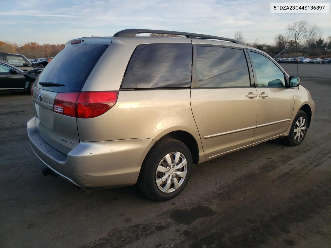 2004 Toyota Sienna Ce VIN: 5TDZA23C44S136897 Lot: 78787624