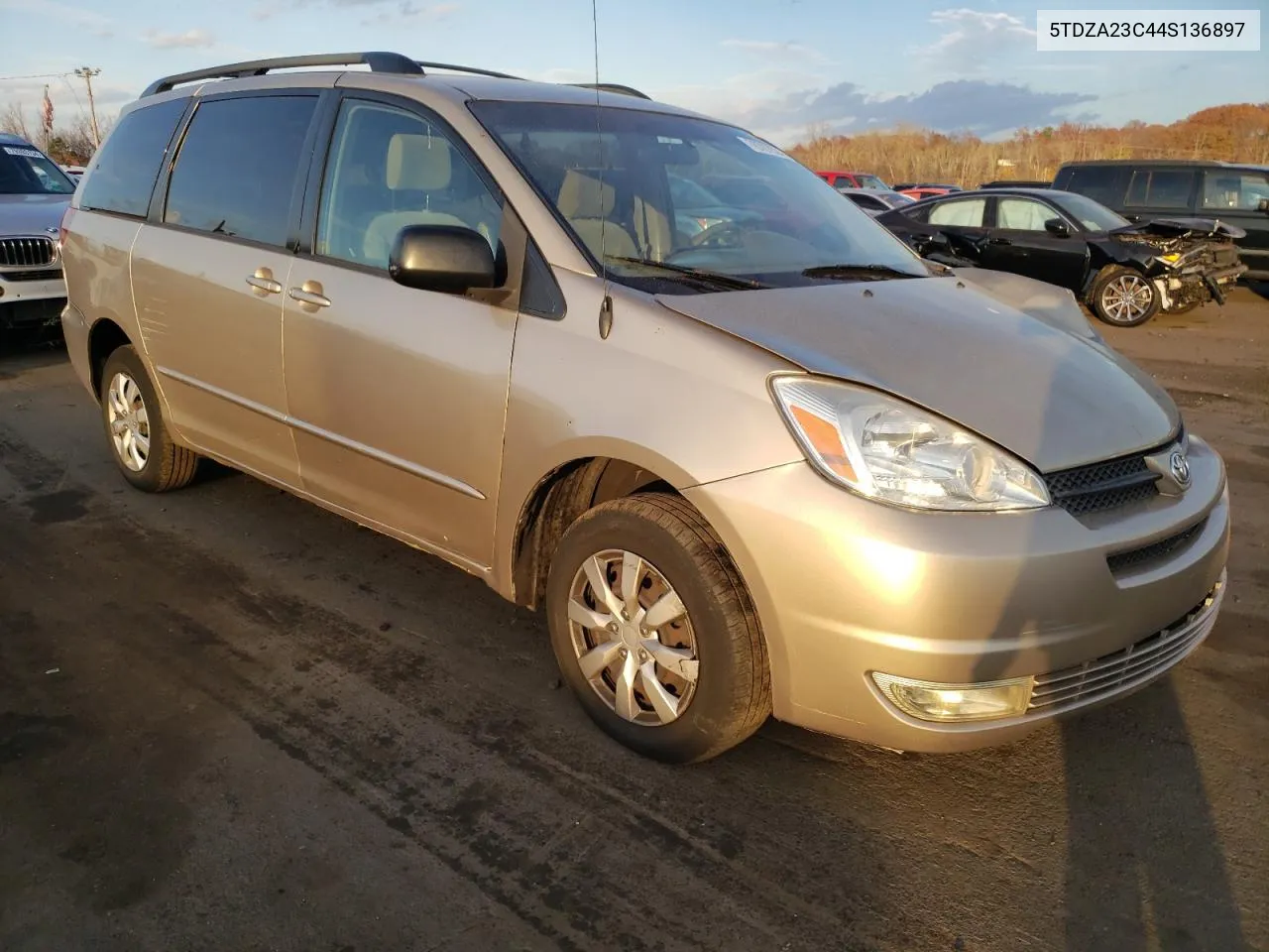 2004 Toyota Sienna Ce VIN: 5TDZA23C44S136897 Lot: 78787624