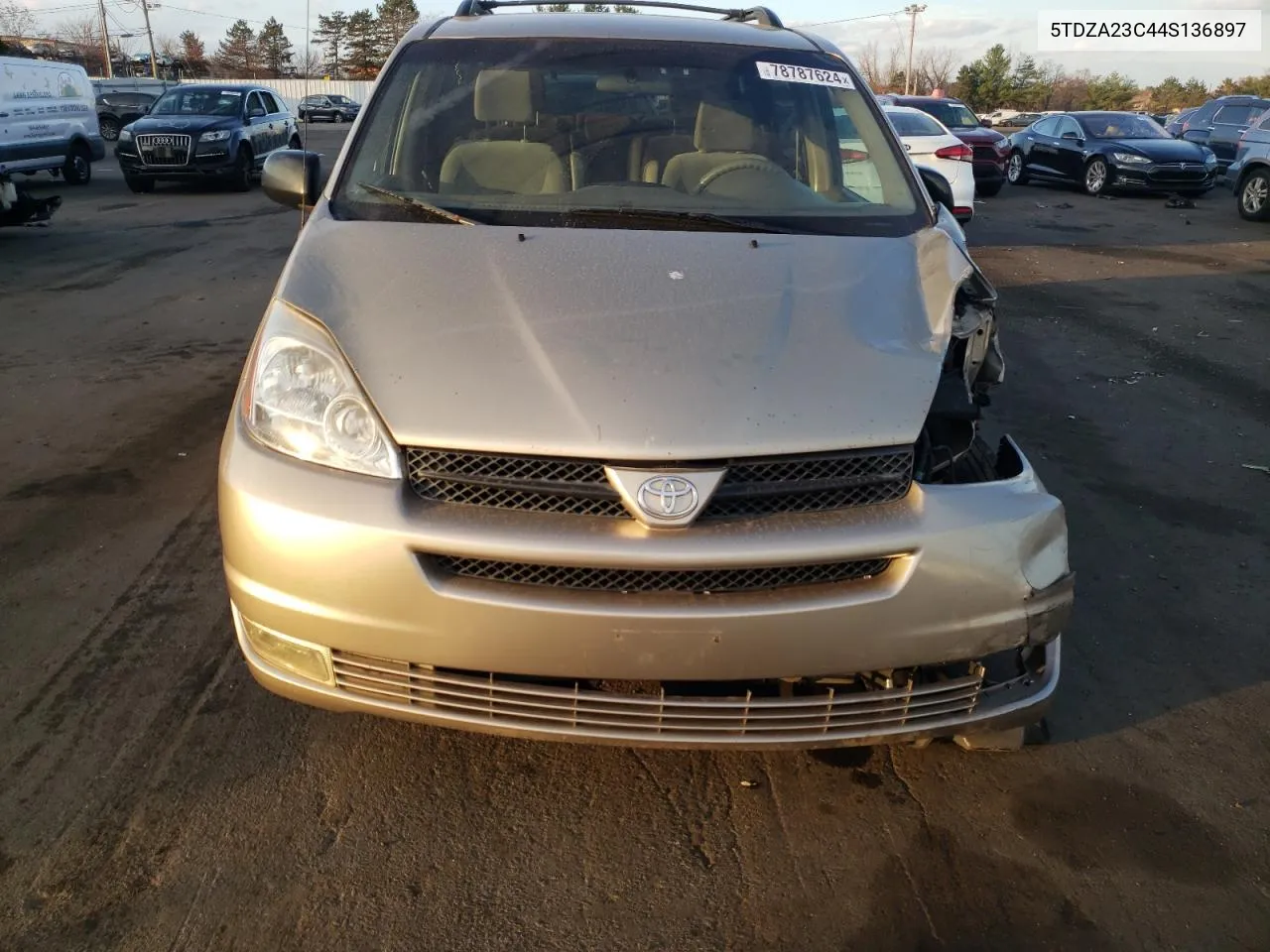 2004 Toyota Sienna Ce VIN: 5TDZA23C44S136897 Lot: 78787624