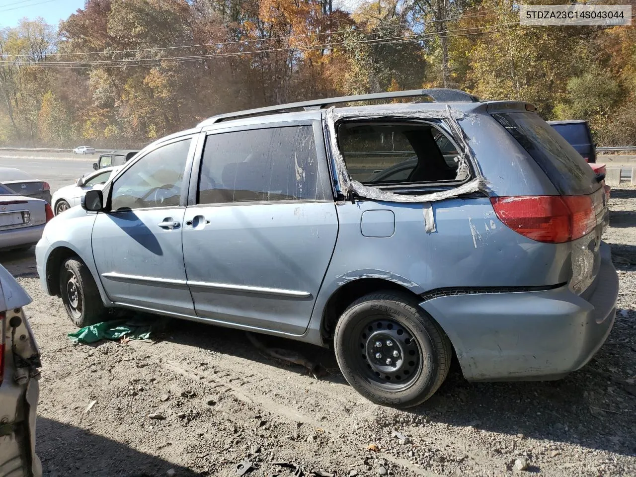 2004 Toyota Sienna Ce VIN: 5TDZA23C14S043044 Lot: 78834254