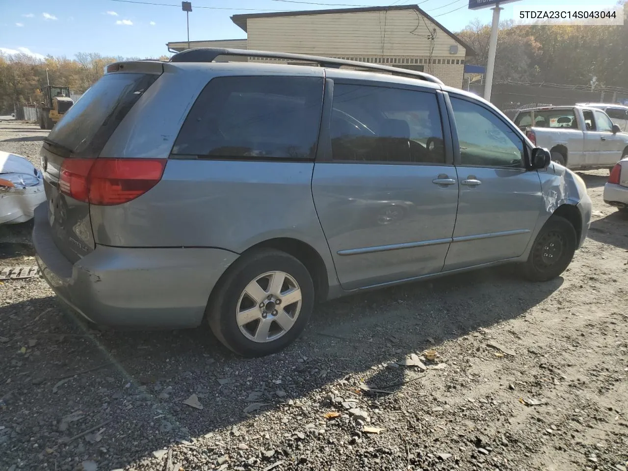 2004 Toyota Sienna Ce VIN: 5TDZA23C14S043044 Lot: 78834254