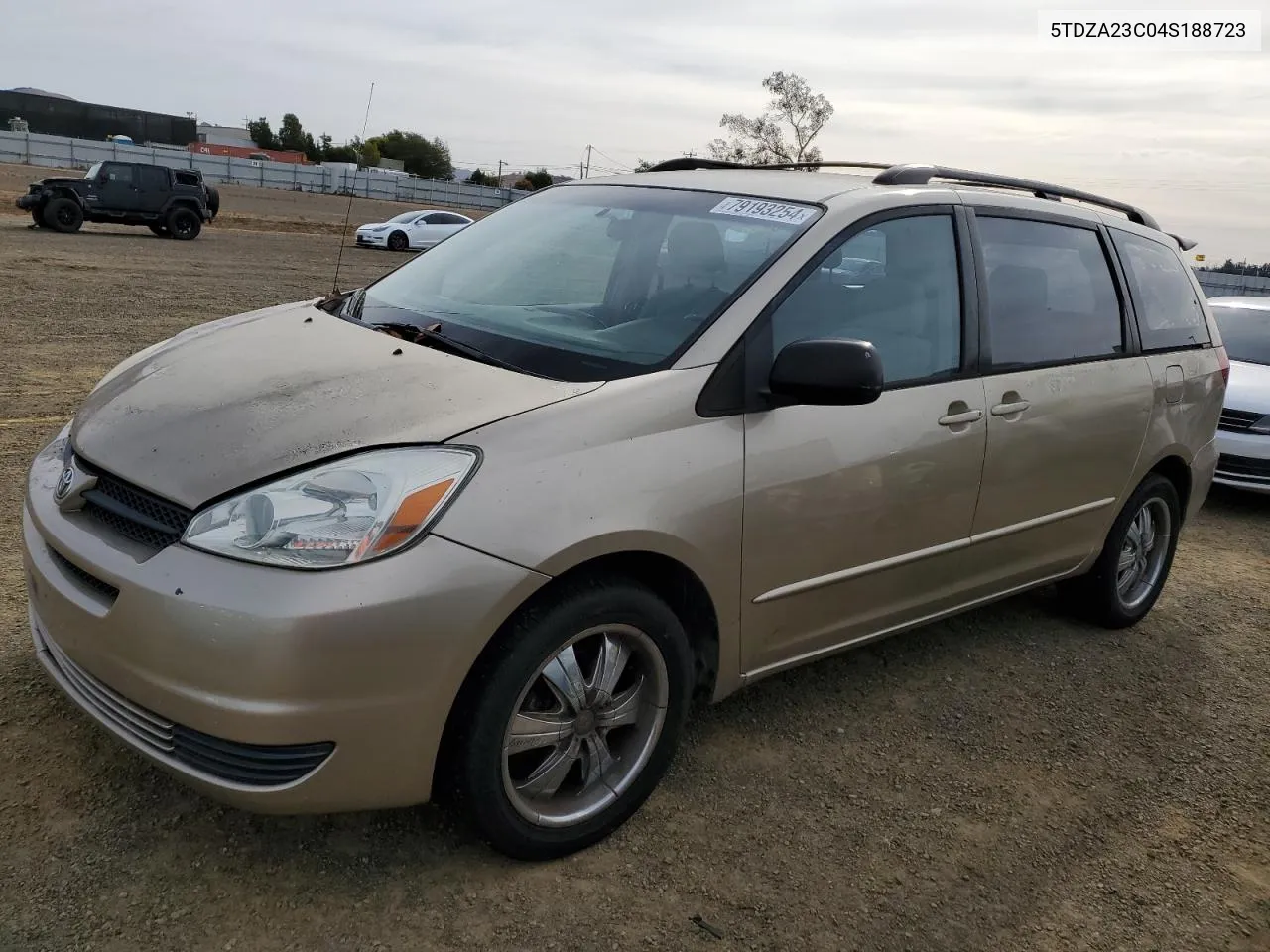 2004 Toyota Sienna Ce VIN: 5TDZA23C04S188723 Lot: 79193254