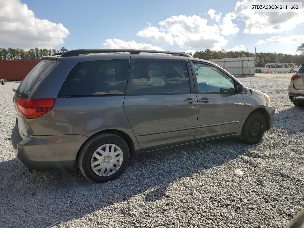 2004 Toyota Sienna Ce VIN: 5TDZA23C84S111663 Lot: 79208564