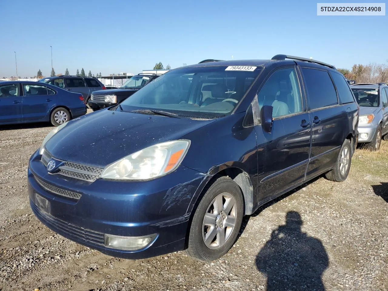 2004 Toyota Sienna Xle VIN: 5TDZA22CX4S214908 Lot: 79343133