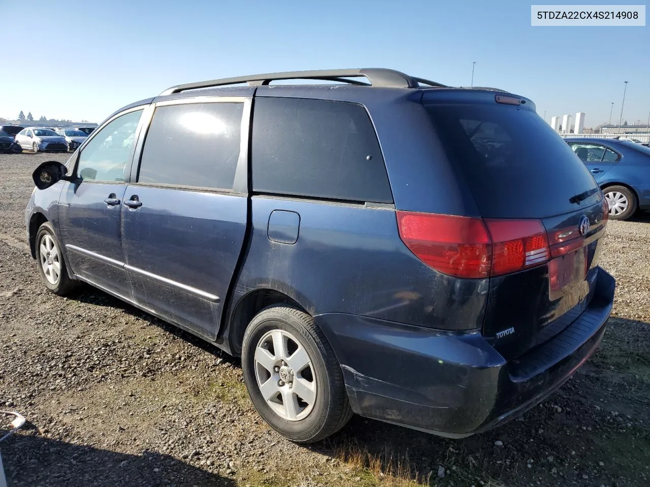 2004 Toyota Sienna Xle VIN: 5TDZA22CX4S214908 Lot: 79343133