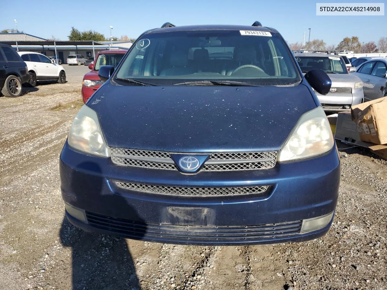 2004 Toyota Sienna Xle VIN: 5TDZA22CX4S214908 Lot: 79343133