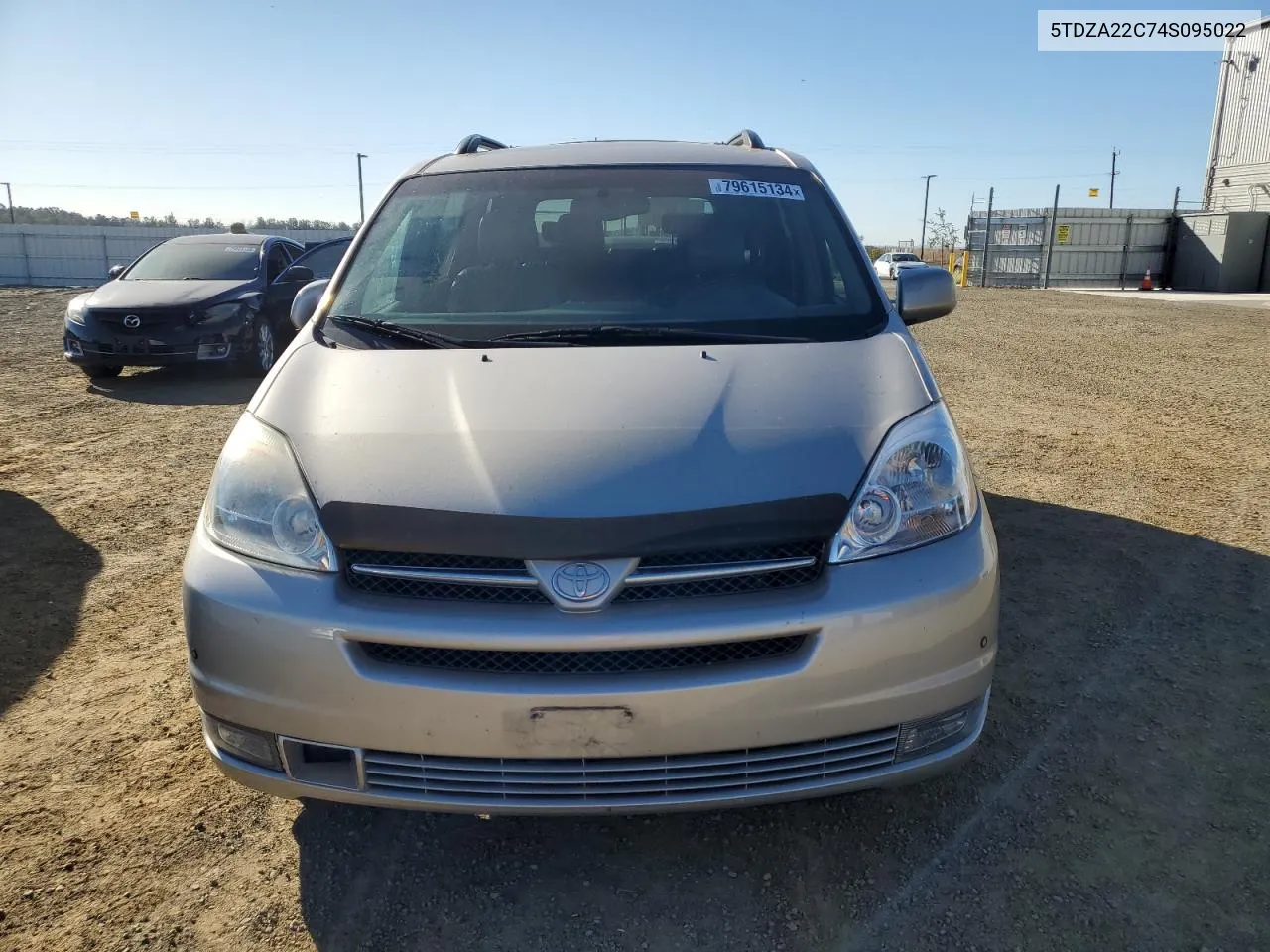 2004 Toyota Sienna Xle VIN: 5TDZA22C74S095022 Lot: 79615134