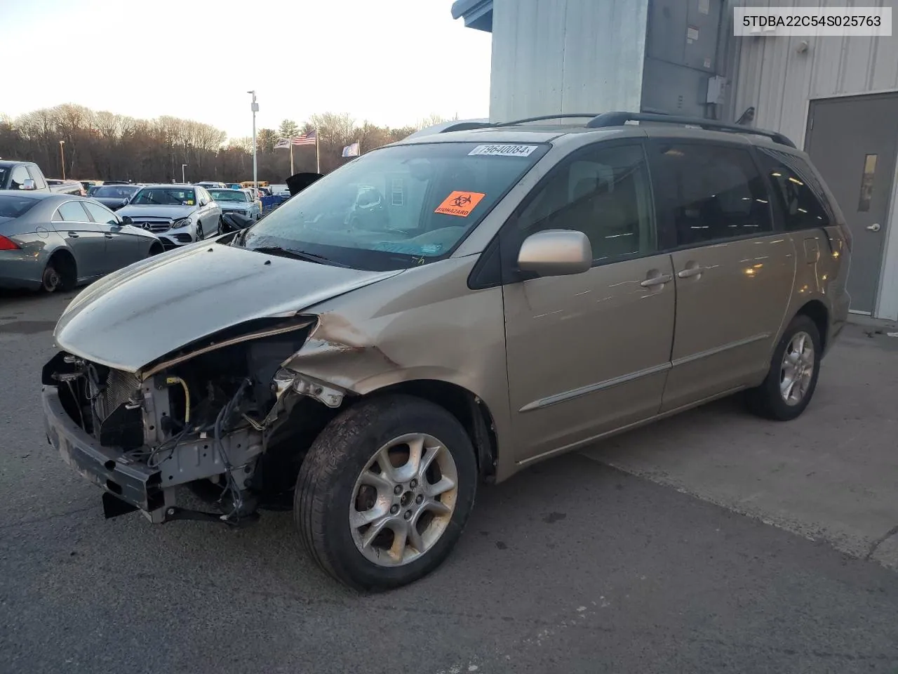 2004 Toyota Sienna Xle VIN: 5TDBA22C54S025763 Lot: 79640084