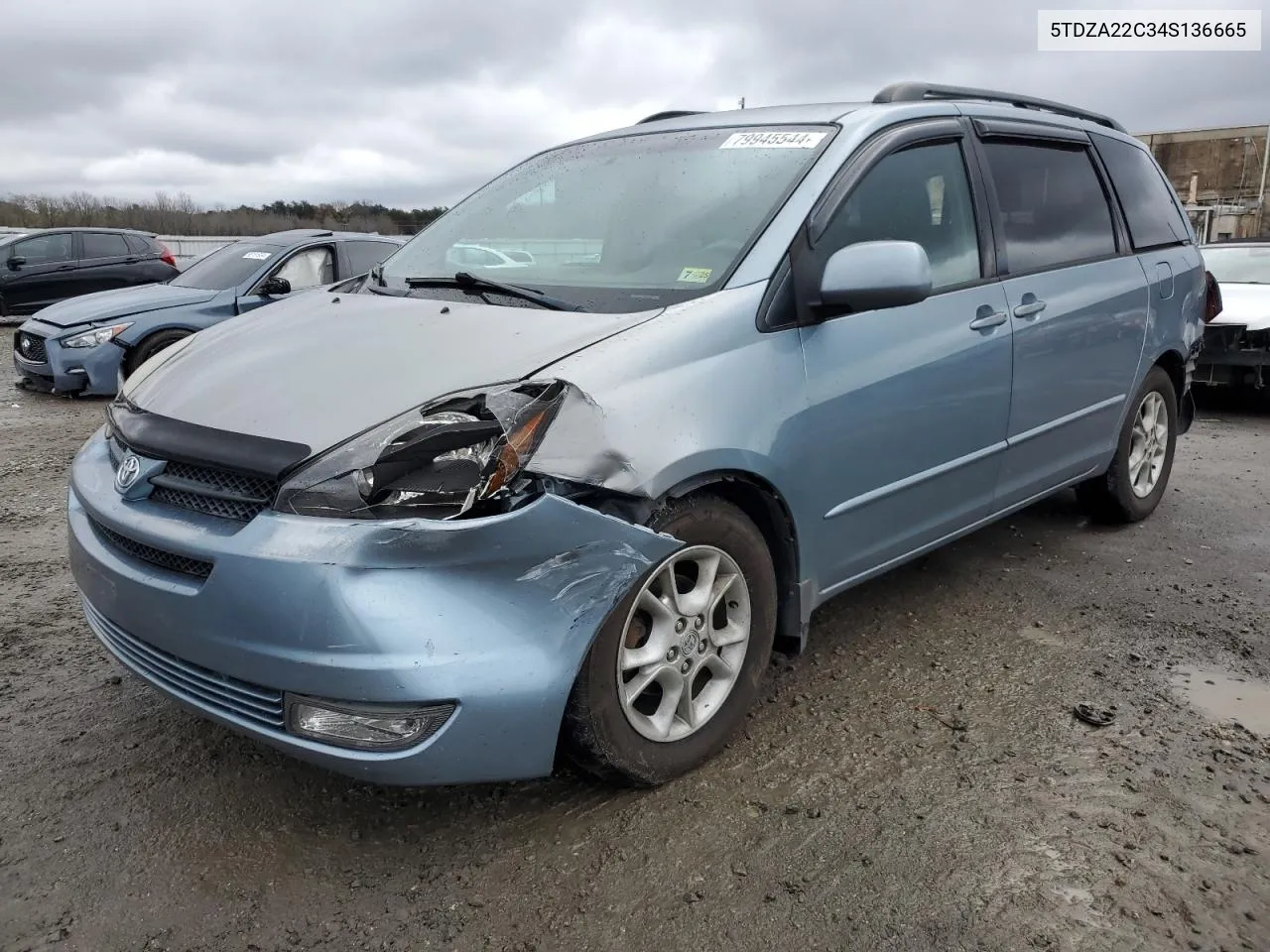 2004 Toyota Sienna Xle VIN: 5TDZA22C34S136665 Lot: 79945544