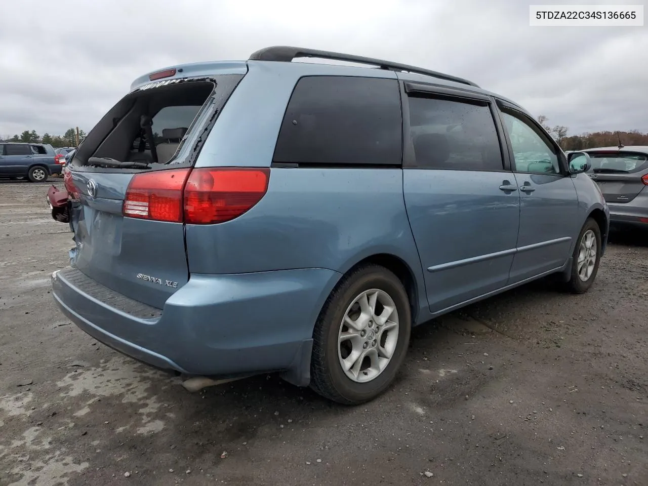 2004 Toyota Sienna Xle VIN: 5TDZA22C34S136665 Lot: 79945544