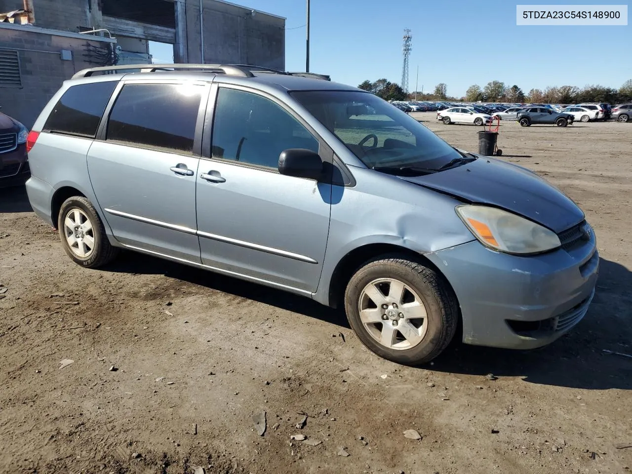 2004 Toyota Sienna Ce VIN: 5TDZA23C54S148900 Lot: 80442114