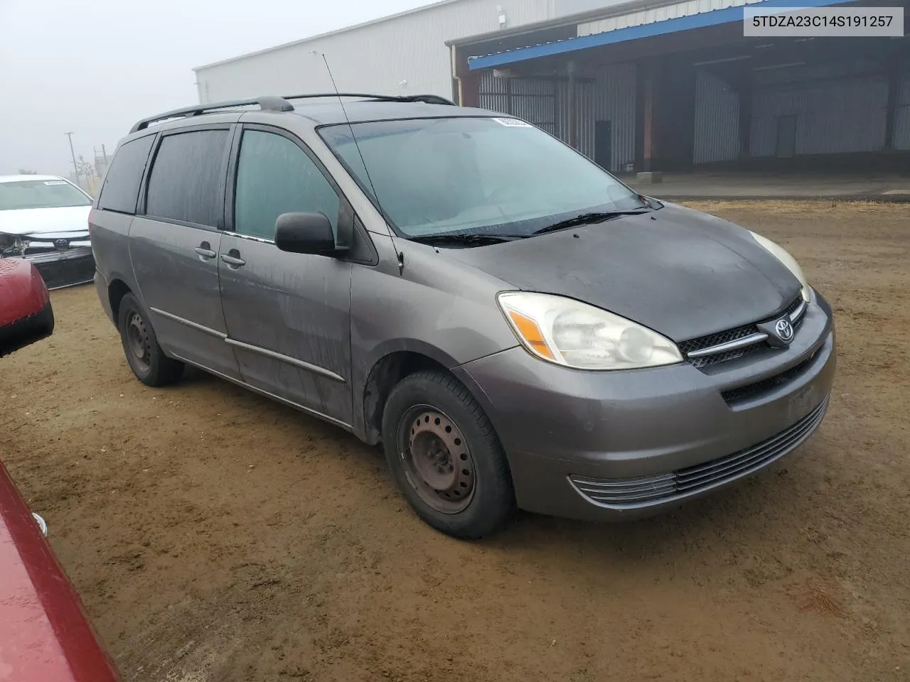 2004 Toyota Sienna Ce VIN: 5TDZA23C14S191257 Lot: 80523804