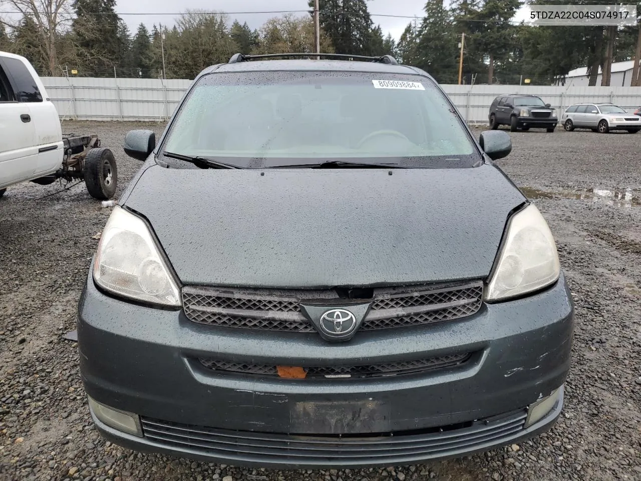 2004 Toyota Sienna Xle VIN: 5TDZA22C04S074917 Lot: 80909884