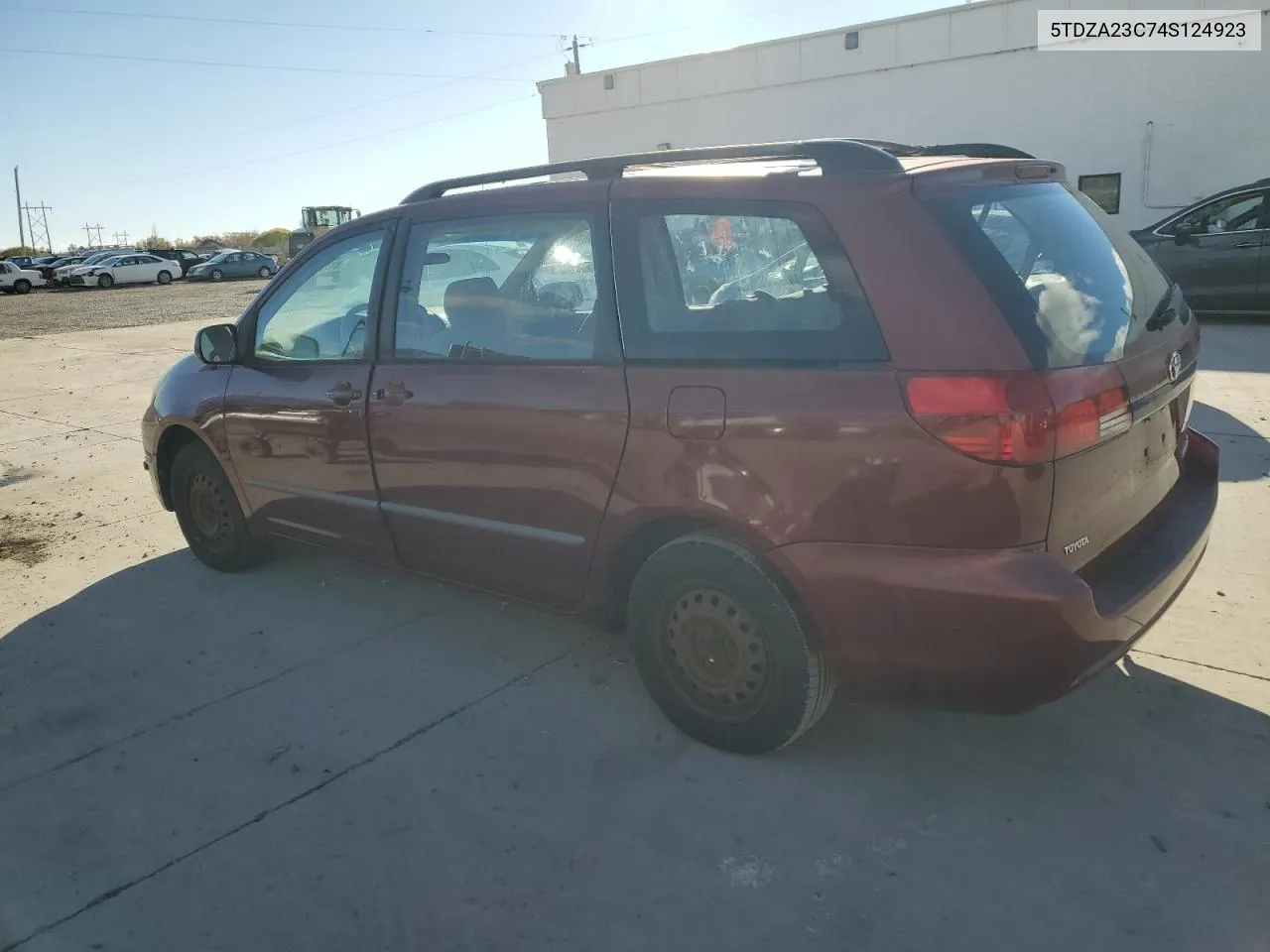 2004 Toyota Sienna Ce VIN: 5TDZA23C74S124923 Lot: 81750414