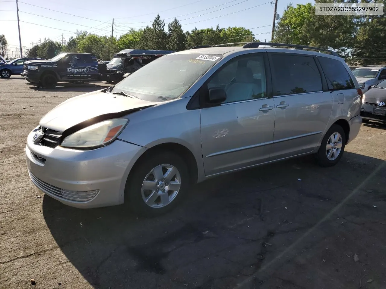 2005 Toyota Sienna Ce VIN: 5TDZA23C65S297902 Lot: 56135904